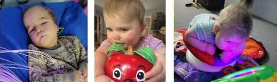 3 babies playing